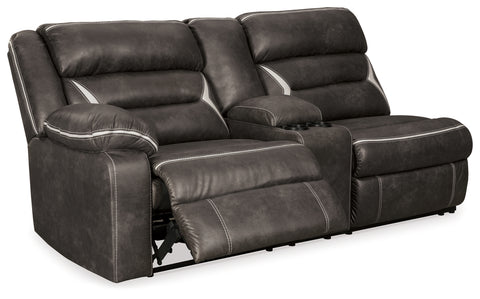 Kincord Left-Arm Facing Power Reclining Sofa with Console