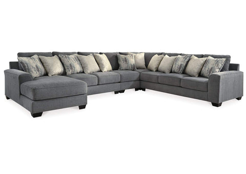 Castano Jewel 5 Piece LAF Chaise Sectional