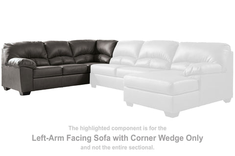 Aberton Left-Arm Facing Sofa with Corner Wedge