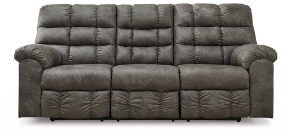 Derwin Reclining Sofa with Drop Down Table