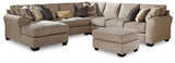 Pantomine 5-Piece Sectional with Ottoman