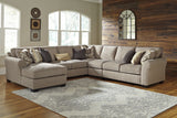 Pantomine 5-Piece Sectional with Ottoman