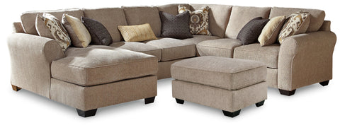 Pantomine 4-Piece Sectional with Ottoman