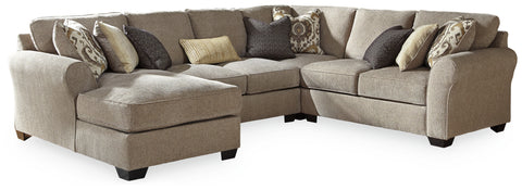 Pantomine 4-Piece Sectional with Ottoman