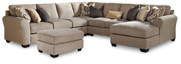 Pantomine 5-Piece Sectional with Ottoman