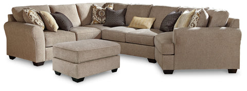 Pantomine 4-Piece Sectional with Ottoman