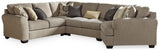 Pantomine 4-Piece Sectional with Ottoman