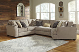 Pantomine 4-Piece Sectional with Ottoman