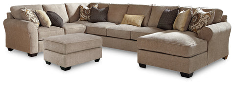 Pantomine 4-Piece Sectional with Ottoman