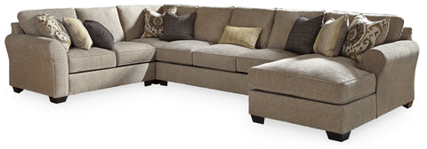 Pantomine 4-Piece Sectional with Ottoman