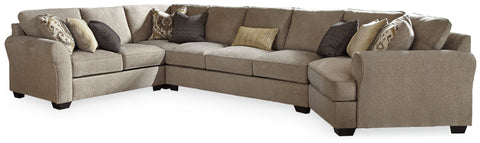 Pantomine 4-Piece Sectional with Ottoman