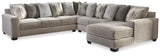 Ardsley 4-Piece Sectional with Ottoman