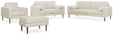 Hazela Sofa, Loveseat, Chair and Ottoman