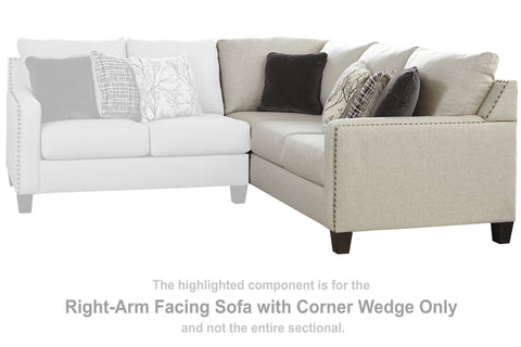 Hallenberg Right-Arm Facing Sofa with Corner Wedge