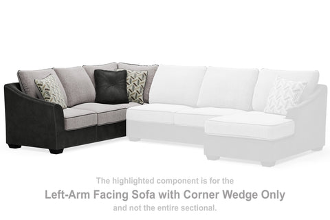 Bilgray Left-Arm Facing Sofa with Corner Wedge