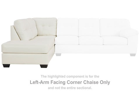 Donlen Left-Arm Facing Corner Chaise