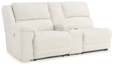 Keensburg Left-Arm Facing Power Reclining Loveseat with Console