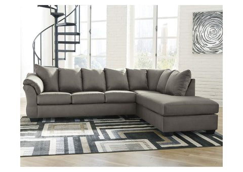 Darcy Cobblestone RAF Chaise Sectional