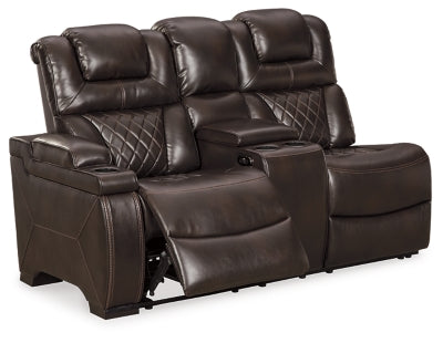 Warnerton Left-Arm Facing Power Reclining Loveseat with Console