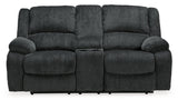 Draycoll Power Reclining Loveseat with Console