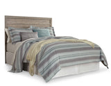 Culverbach Queen/Full Panel Headboard Bed with Mirrored Dresser, Chest and 2 Nightstands