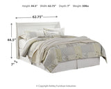 Anarasia Queen Sleigh Headboard Bed with Dresser