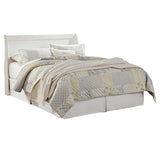 Anarasia Queen Sleigh Headboard Bed with Dresser