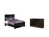 Maribel Full Panel Bed with Dresser