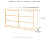 Maribel Full Panel Headboard Bed with Dresser