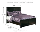 Maribel Full Panel Bed with Mirrored Dresser, Chest and 2 Nightstands