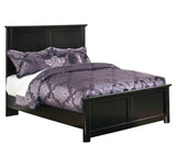 Maribel Full Panel Bed with Mirrored Dresser