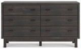 Toretto King Panel Bookcase Bed with Dresser