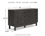 Toretto Queen Bookcase Headboard with Dresser