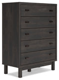 Toretto King Bookcase Headboard with Mirrored Dresser, Chest and Nightstand