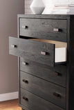 Toretto Queen Bookcase Headboard with Mirrored Dresser, Chest and 2 Nightstands