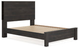 Toretto Queen Panel Bookcase Bed with Dresser