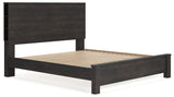 Toretto King Panel Bookcase Bed