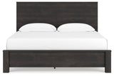 Toretto King Panel Bookcase Bed with Dresser