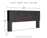 Toretto King Bookcase Headboard with Dresser