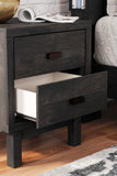 Toretto Queen Bookcase Headboard with Mirrored Dresser, Chest and Nightstand