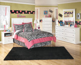 Bostwick Shoals Full Panel Headboard Bed with Mirrored Dresser, Chest and Nightstand