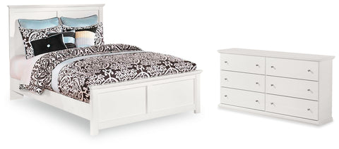 Bostwick Shoals King Panel Bed with Mirrored Dresser, Chest and 2 Nightstands