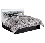 Bostwick Shoals King/California King Panel Headboard Bed with Mirrored Dresser