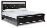 Kaydell King Upholstered Panel Bed with Dresser