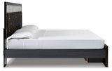 Kaydell King Upholstered Panel Storage Platform Bed with Mirrored Dresser, Chest and Nightstand