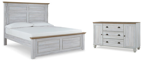 Haven Bay King Panel Bed with Dresser