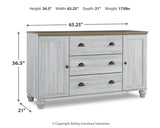 Haven Bay King Panel Storage Bed with Dresser