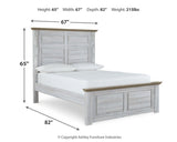 Haven Bay Queen Panel Bed with Mirrored Dresser, Chest and Nightstand