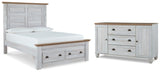 Haven Bay Queen Panel Storage Bed with Dresser