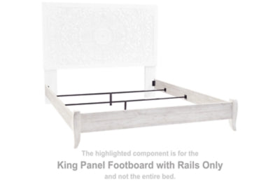 Paxberry King Panel Footboard with Rails